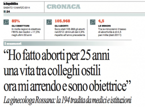 Aborto In Italia Troppi Obiettori Di Coscienza Tutte Balle Come