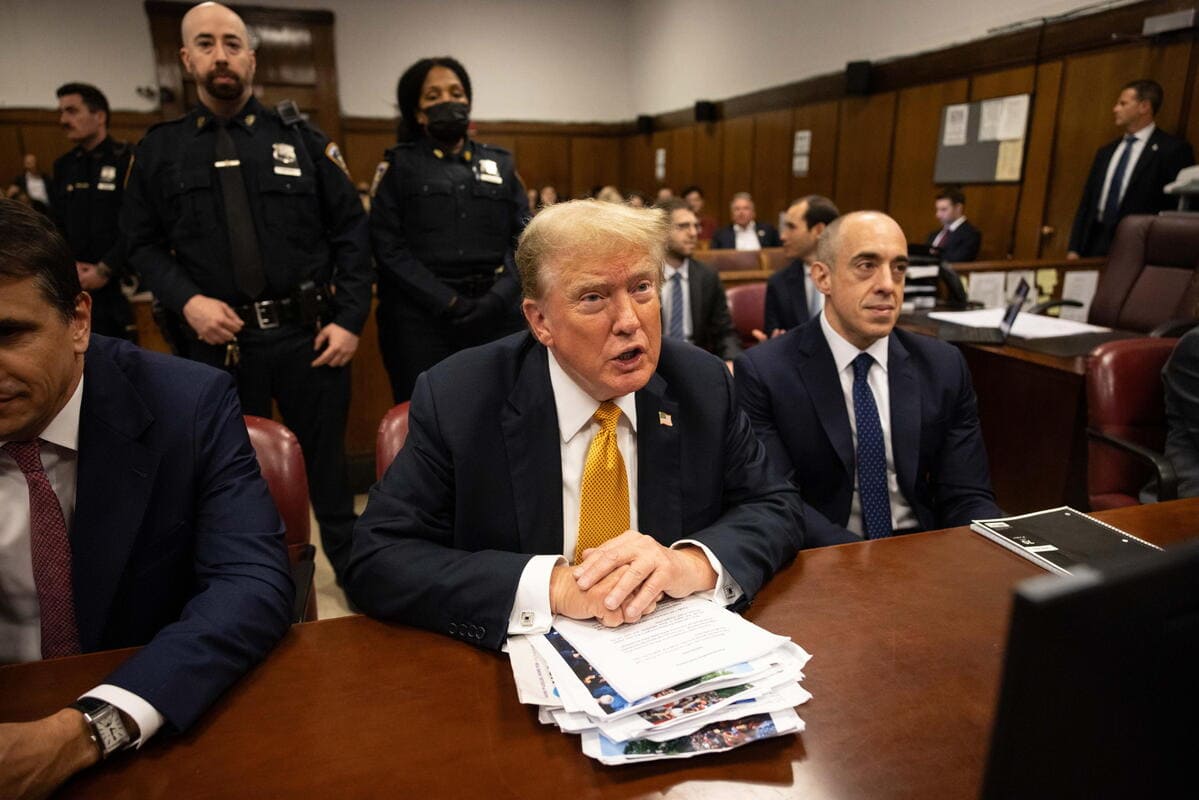 Donald Trump al Manhattan Criminal Court di New York, 29 maggio 2024