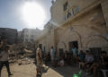 San Porfirio, l’unica chiesa cristiana ortodossa di Gaza, distrutta dai bombardamenti israeliani il 20 ottobre scorso