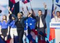 Marine Le Pen e Jordan Bardella, rispettivamente leader e presidente del Rassemblement National