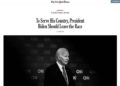 Il board editoriale del New York Times scarica Joe Biden