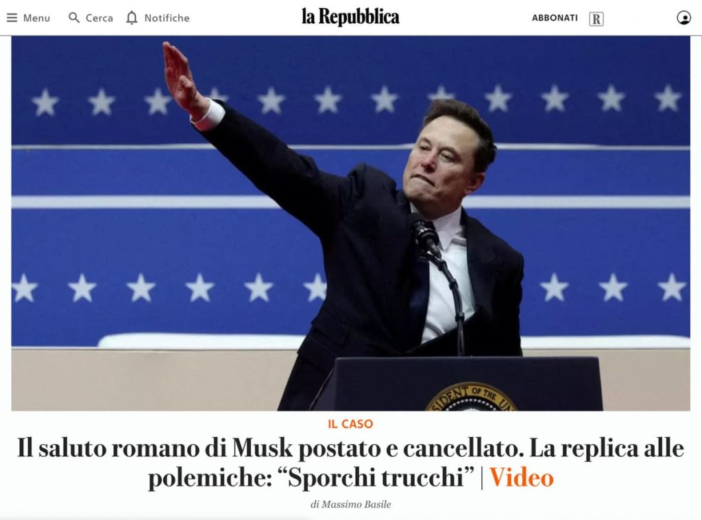 Musk nazista