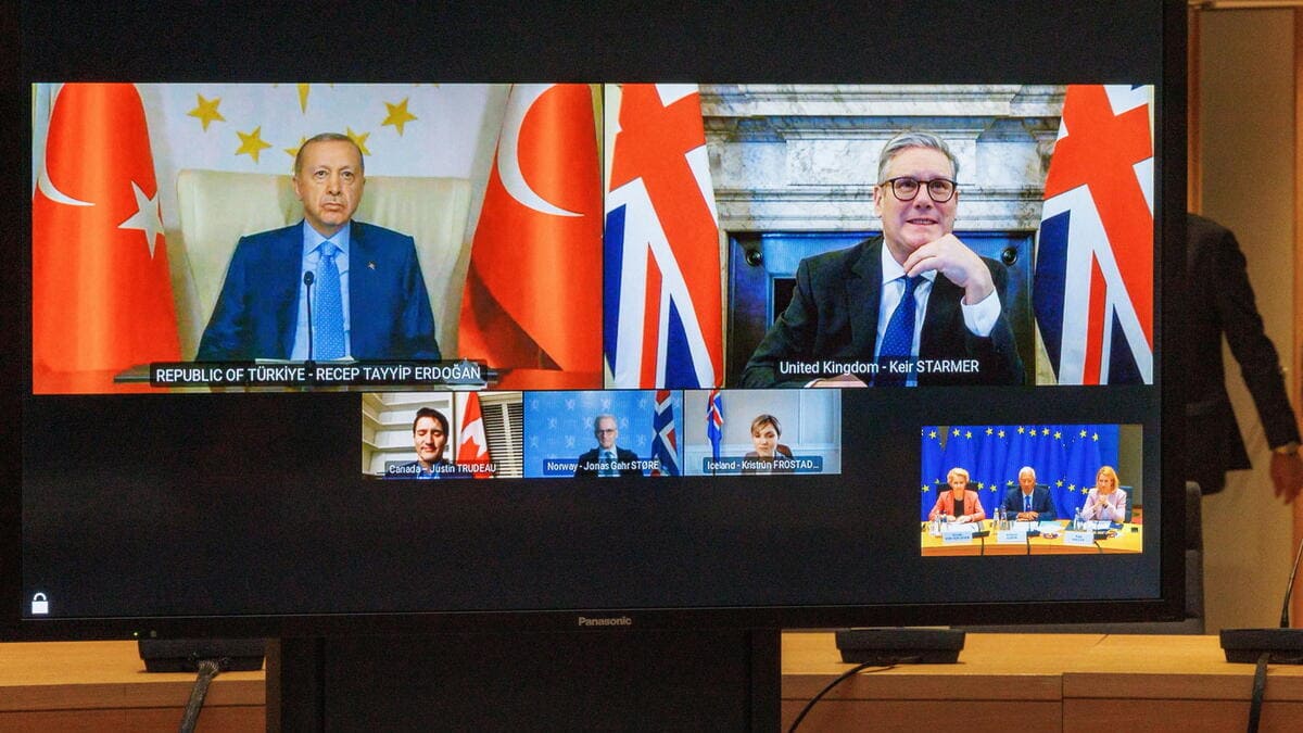 Europa Erdogan Starmer Von der Leyen